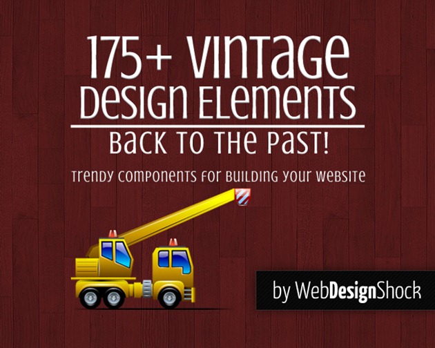 175 Vintage and Retro Design PSDs from WebDesignShock