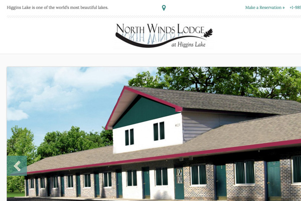 Visit North Winds Lodge's Website