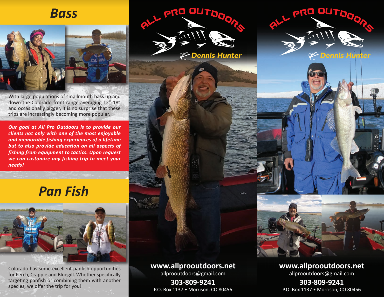 All Pro Outdoors with Dennis Hunter Trifold Brochure