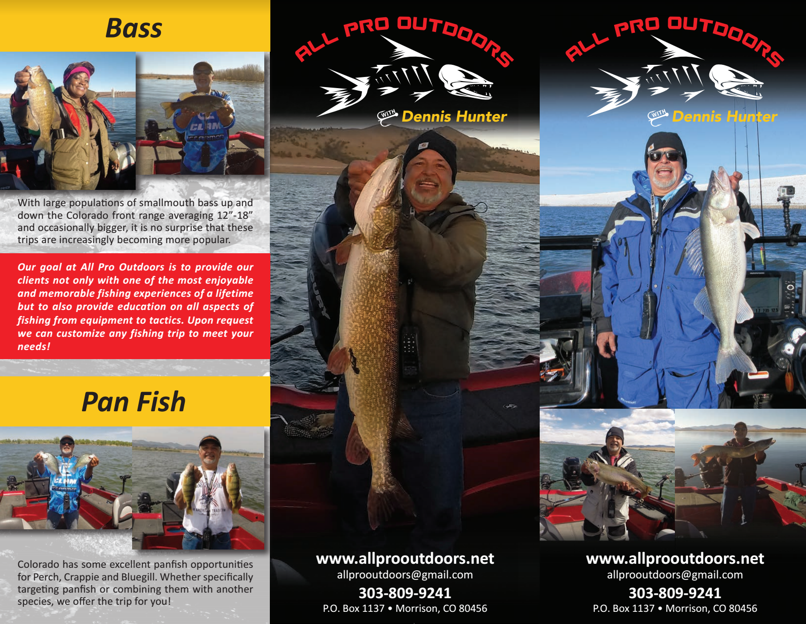 All Pro Outdoors with Dennis Hunter Trifold Brochure All Pro Outdoors with Dennis Hunter Trifold Brochure