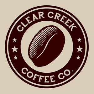 Clear Creek Coffee Co. logo & brand design Clear Creek Coffee Co. logo & brand design