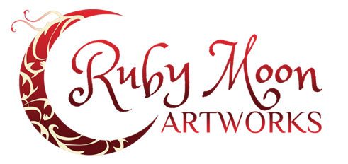 Ruby Moon Artworks Logo Ruby Moon Artworks Logo