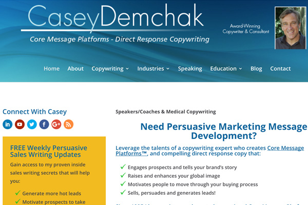 Visit Casey Demchak's Website