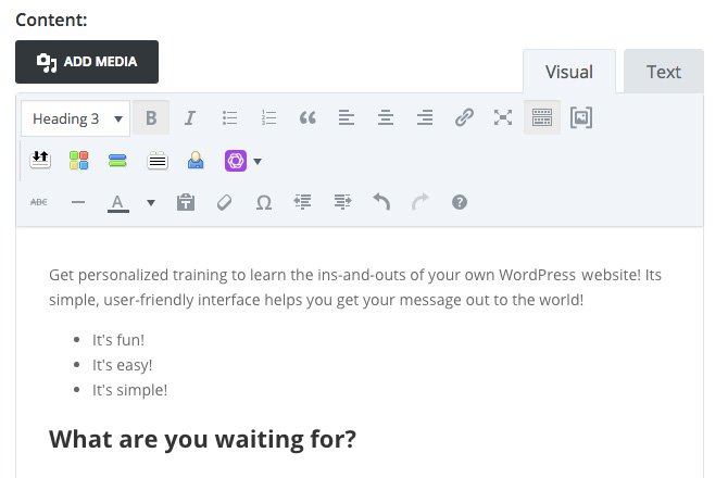 Install and use WordPress like a Pro! Install and use WordPress like a Pro!